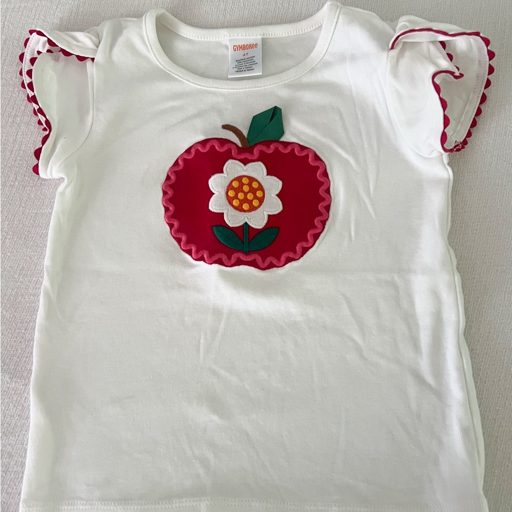 Gymboree apple 🍎 tee